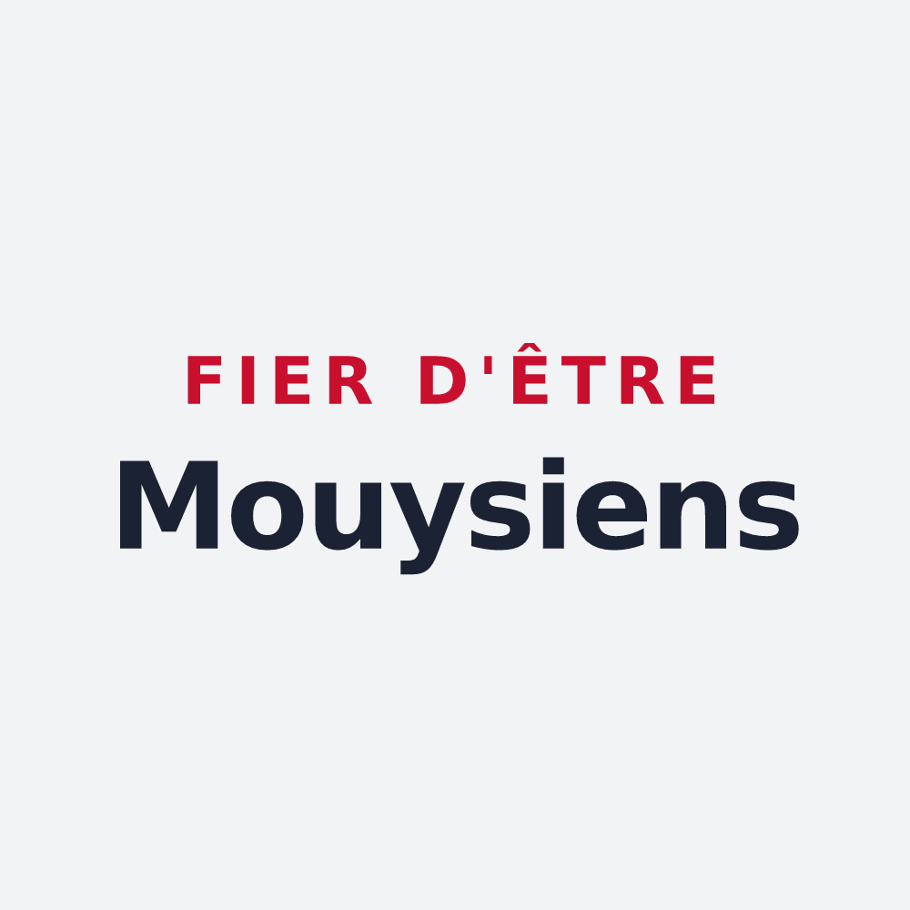 Poster « Fier d'être Mouysiens » — design pour Moÿ-de-l'Aisne