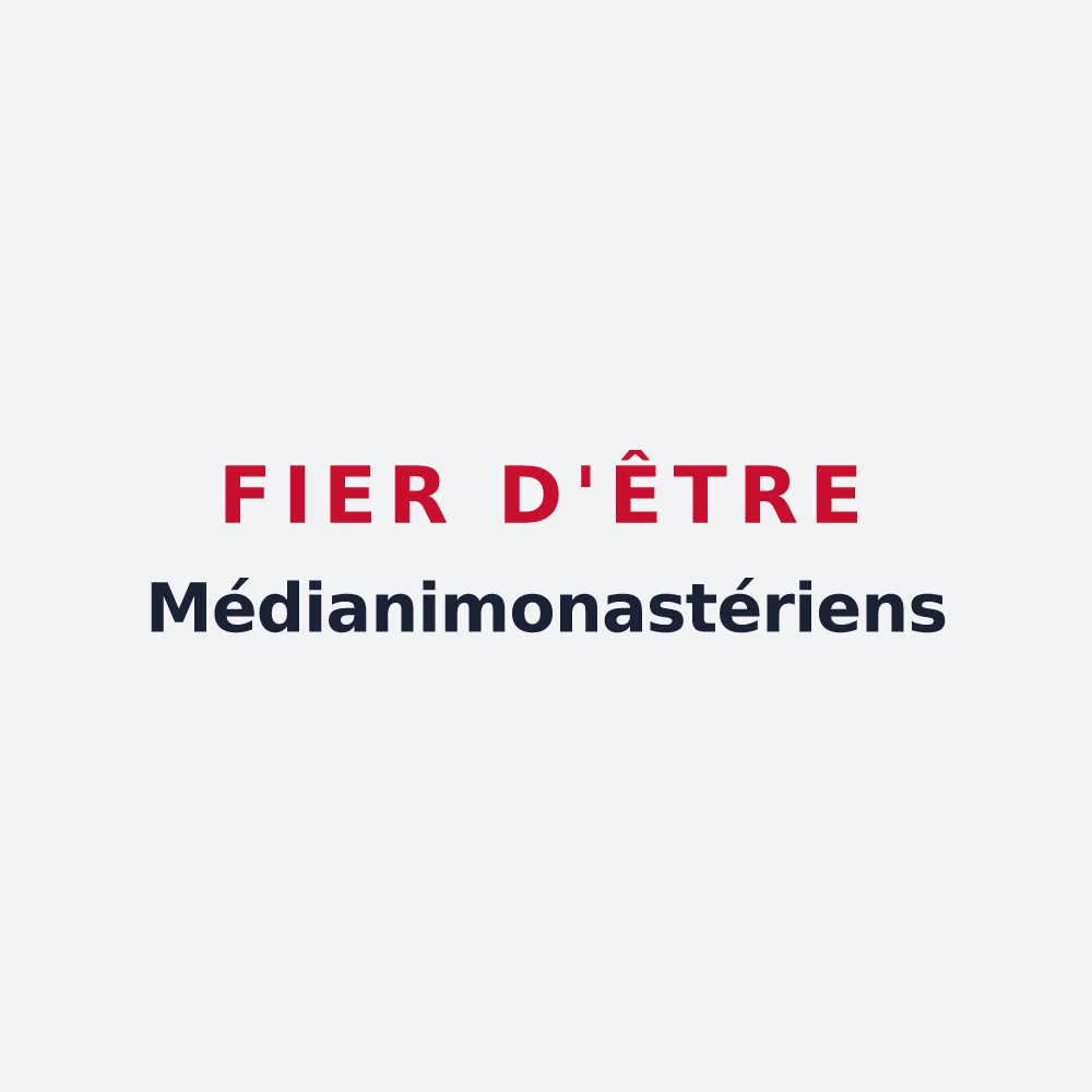 Poster « Fier d'être Médianimonastériens » — design pour Moyenmoutier