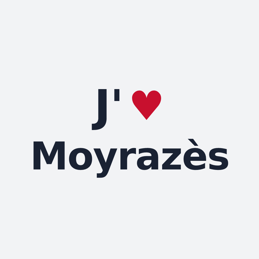Poster personnalisé Moyrazès — design J'aime Moyrazès