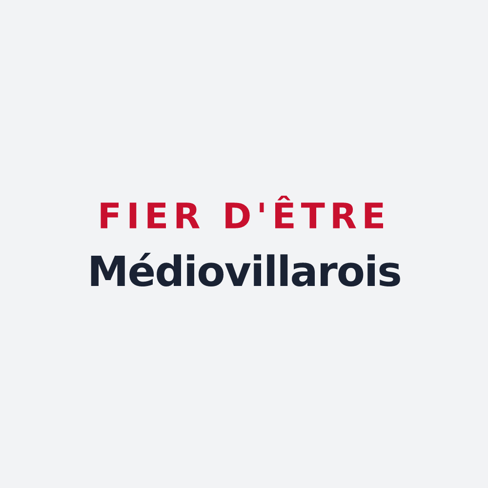 Poster « Fier d'être Médiovillarois » — design pour Moyvillers