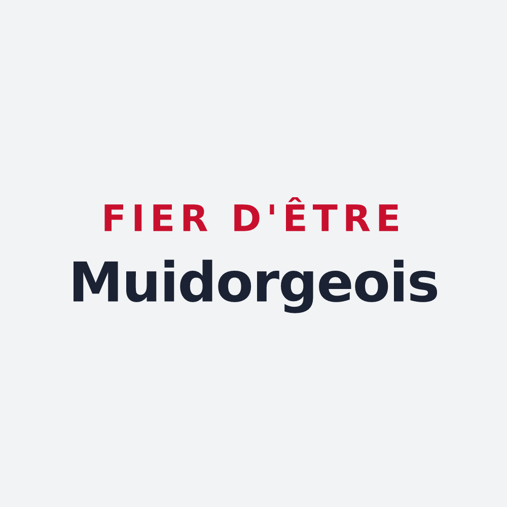 Poster « Fier d'être Muidorgeois » — design pour Muidorge