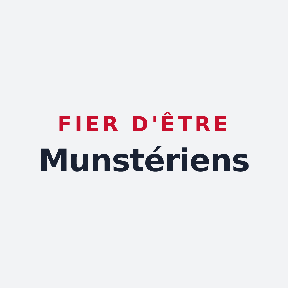 Poster « Fier d'être Munstériens » — design pour Munster