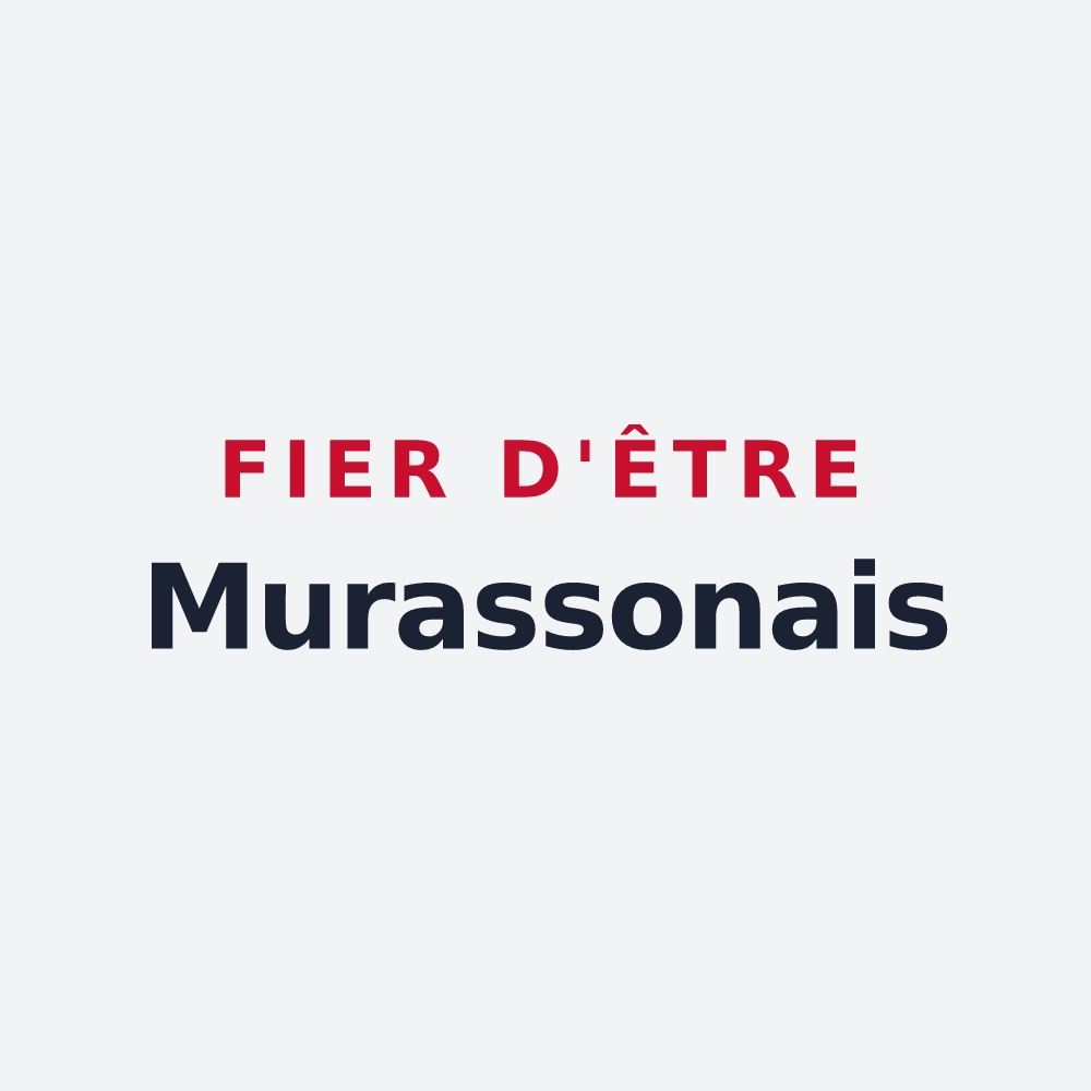 Poster « Fier d'être Murassonais » — design pour Murasson