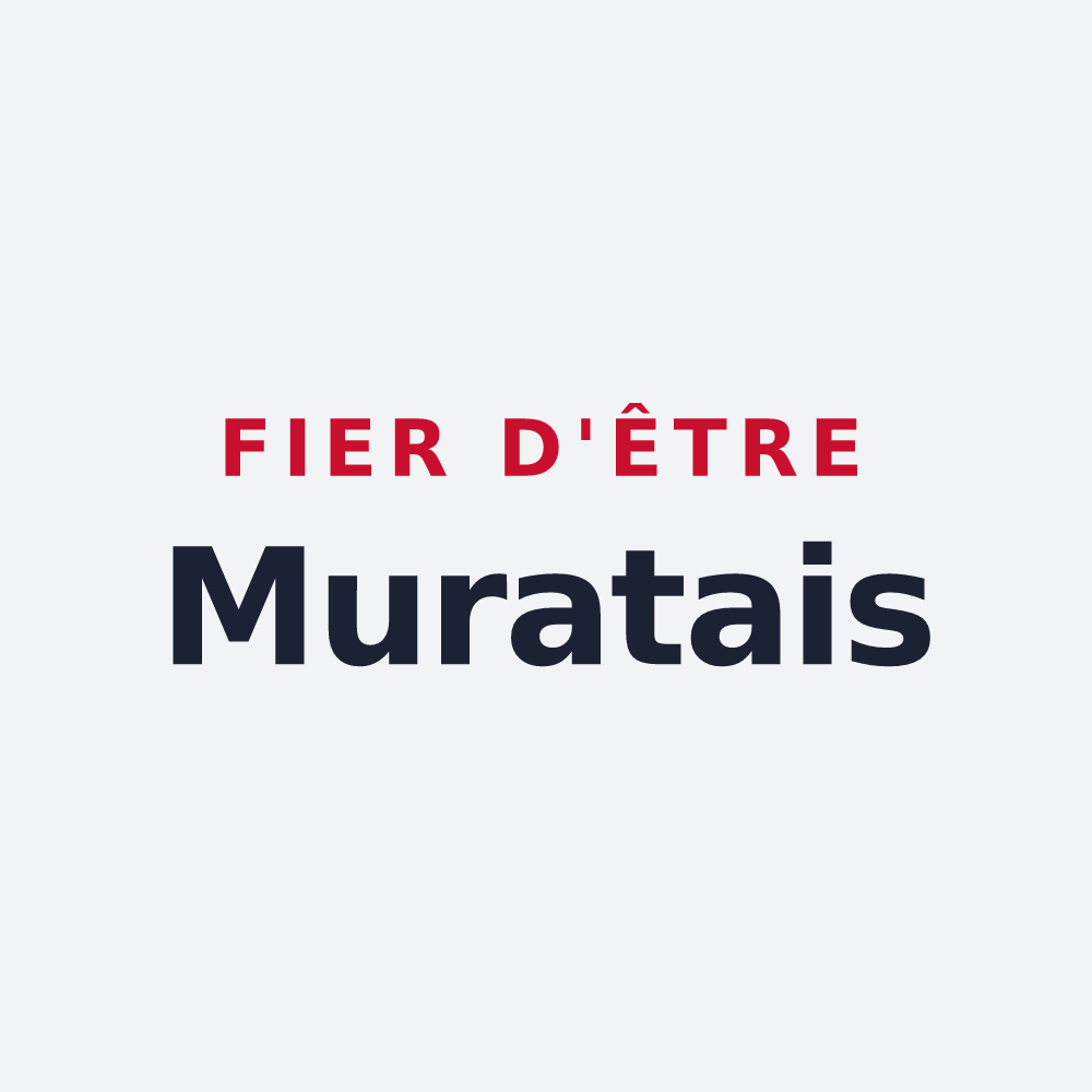 Poster « Fier d'être Muratais » — design pour Murat