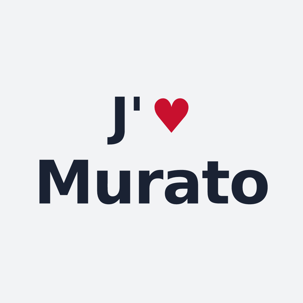 Poster personnalisé Murato — design J'aime Murato