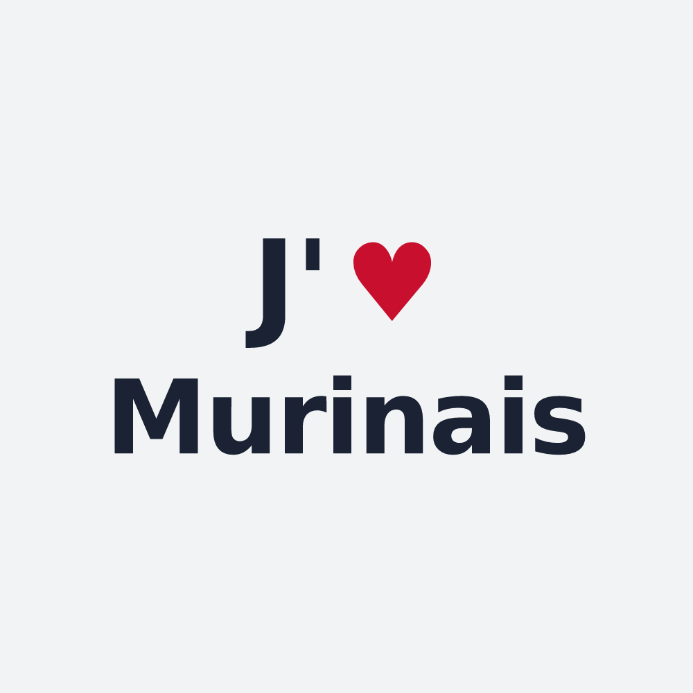 Poster personnalisé Murinais — design J'aime Murinais