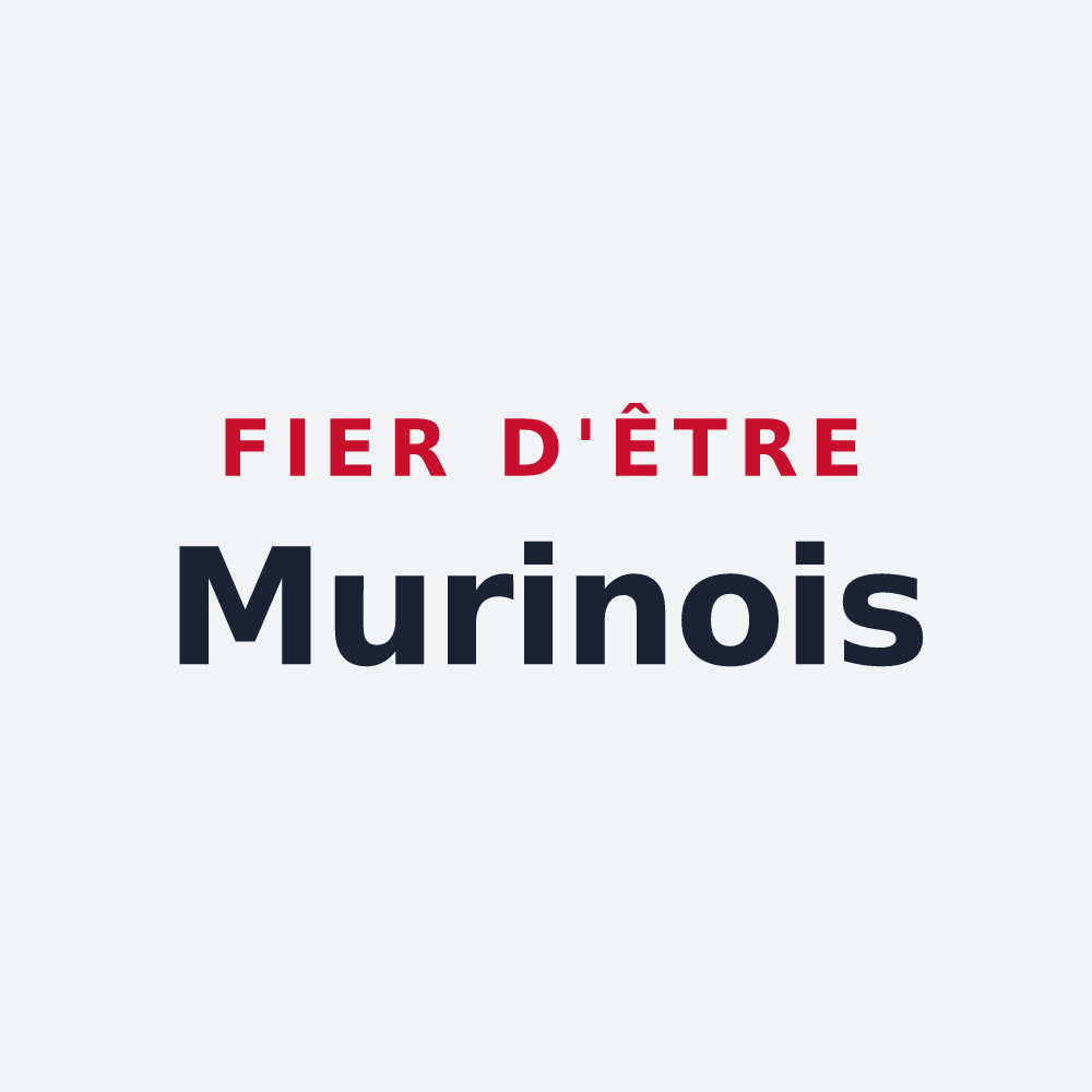 Poster « Fier d'être Murinois » — design pour Murinais