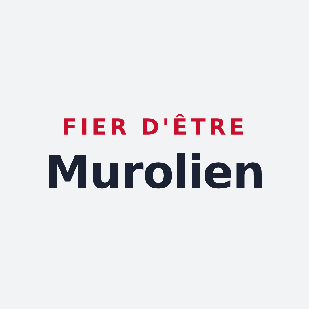 Poster « Fier d'être Murolien » — design pour Murols