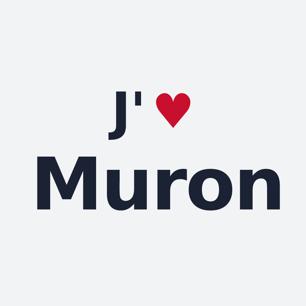 Poster personnalisé Muron — design J'aime Muron