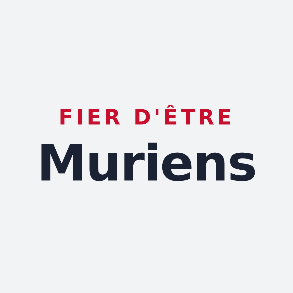 Poster « Fier d'être Muriens » — design pour Murs