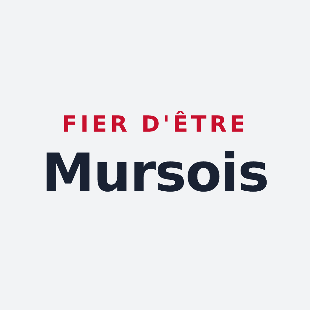 Poster « Fier d'être Mursois » — design pour Murs