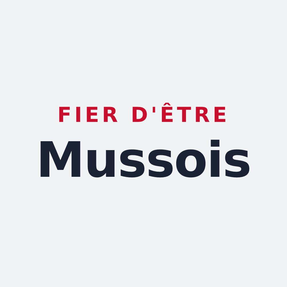 Poster « Fier d'être Mussois » — design pour Mus