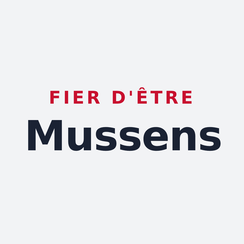 Poster « Fier d'être Mussens » — design pour Mussey-sur-Marne