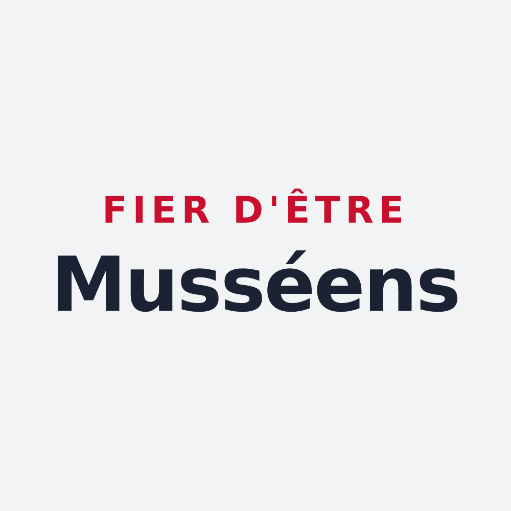 Poster « Fier d'être Musséens » — design pour Mussy-sur-Seine