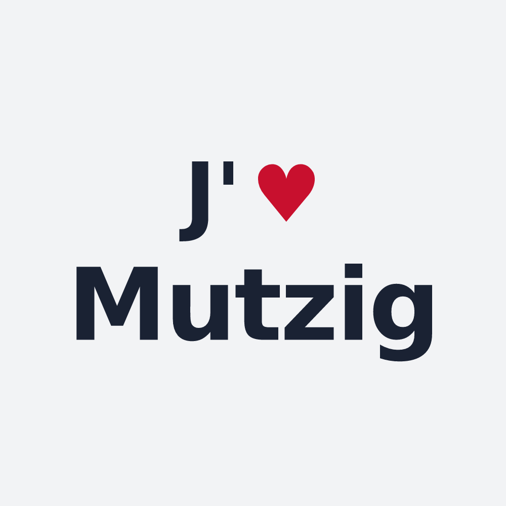 Poster personnalisé Mutzig — design J'aime Mutzig