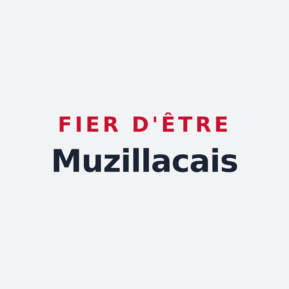 Poster « Fier d'être Muzillacais » — design pour Muzillac