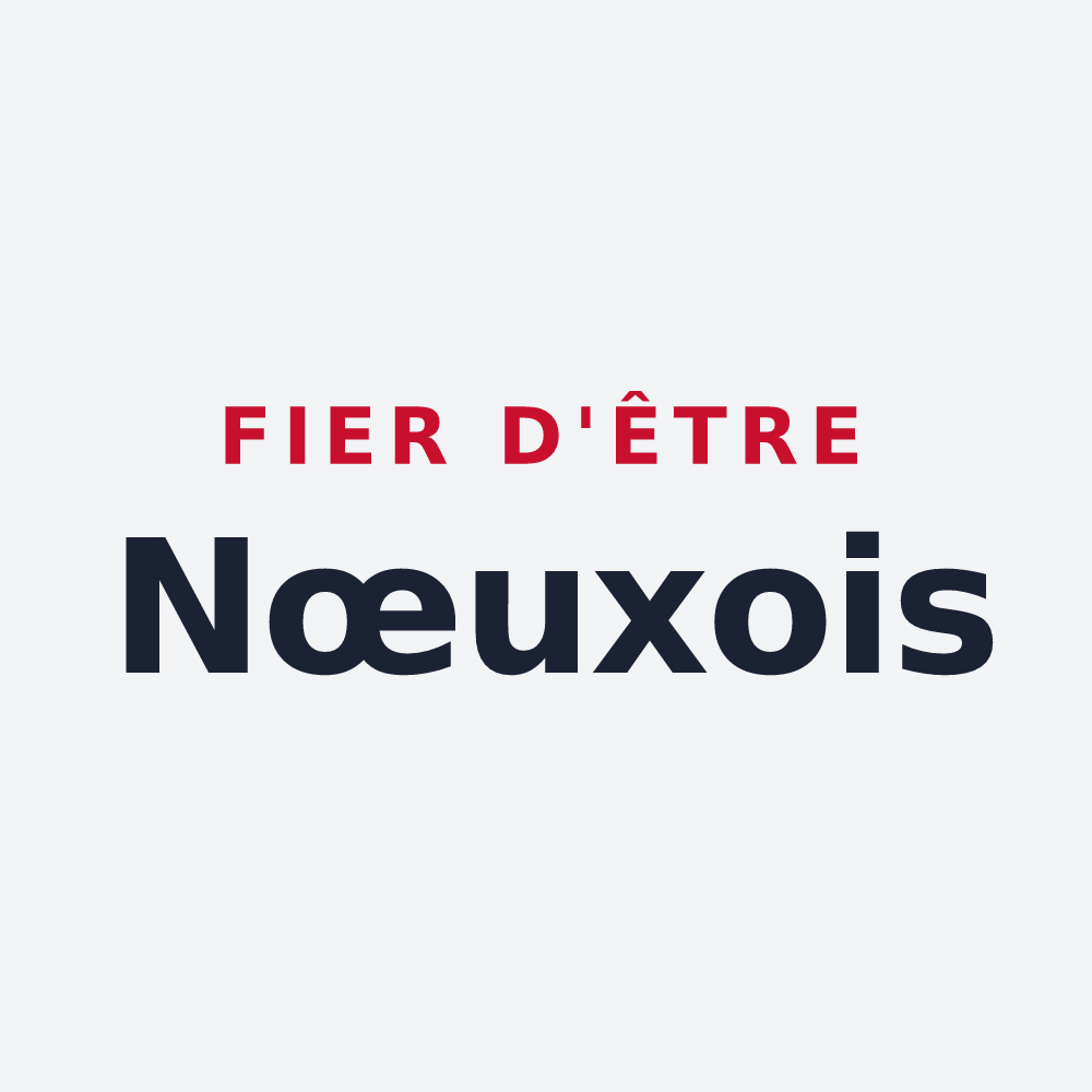 Poster « Fier d'être Nœuxois » — design pour Nœux-les-Mines