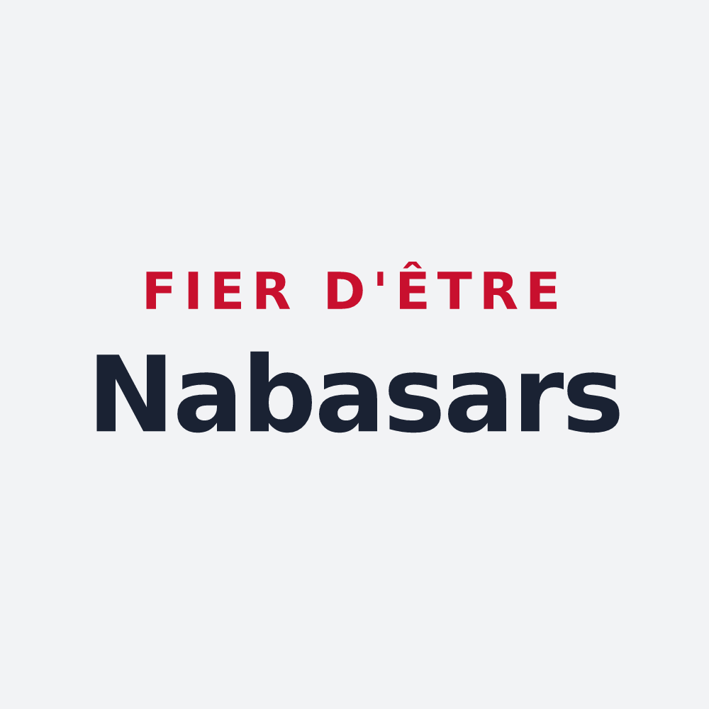 Poster « Fier d'être Nabasars » — design pour Nabas