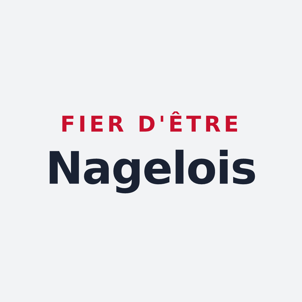 Poster « Fier d'être Nagelois » — design pour Nagel-Séez-Mesnil