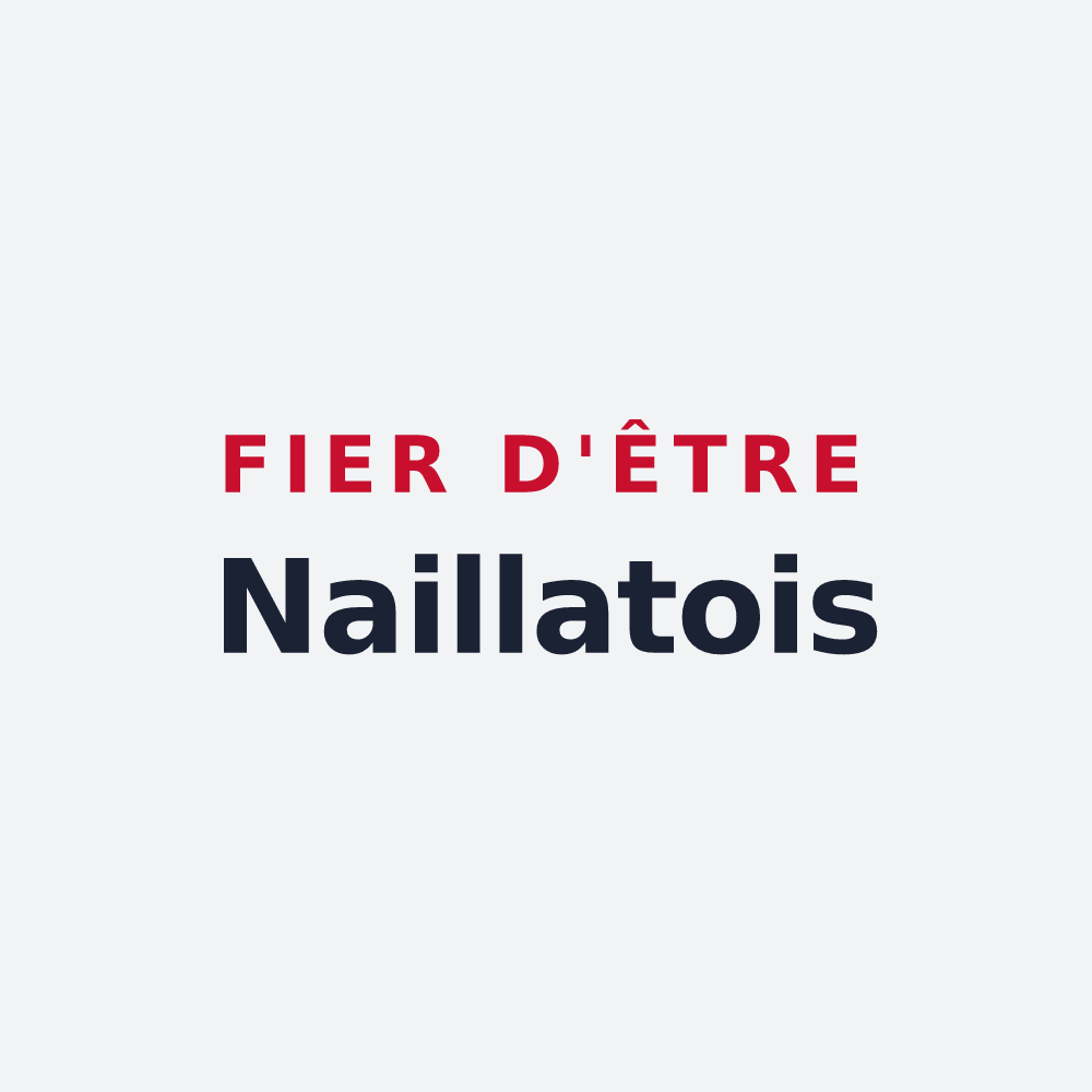 Poster « Fier d'être Naillatois » — design pour Naillat