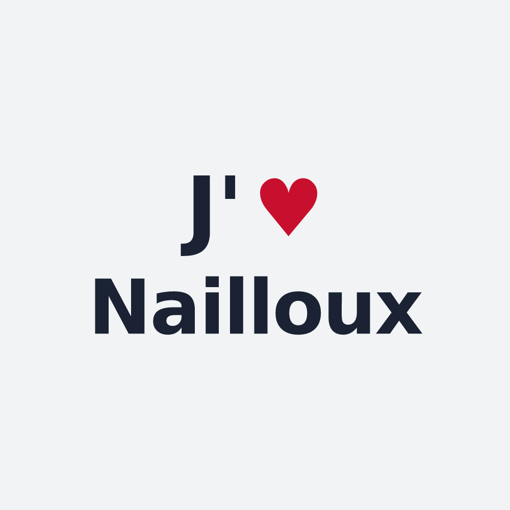 Poster personnalisé Nailloux — design J'aime Nailloux