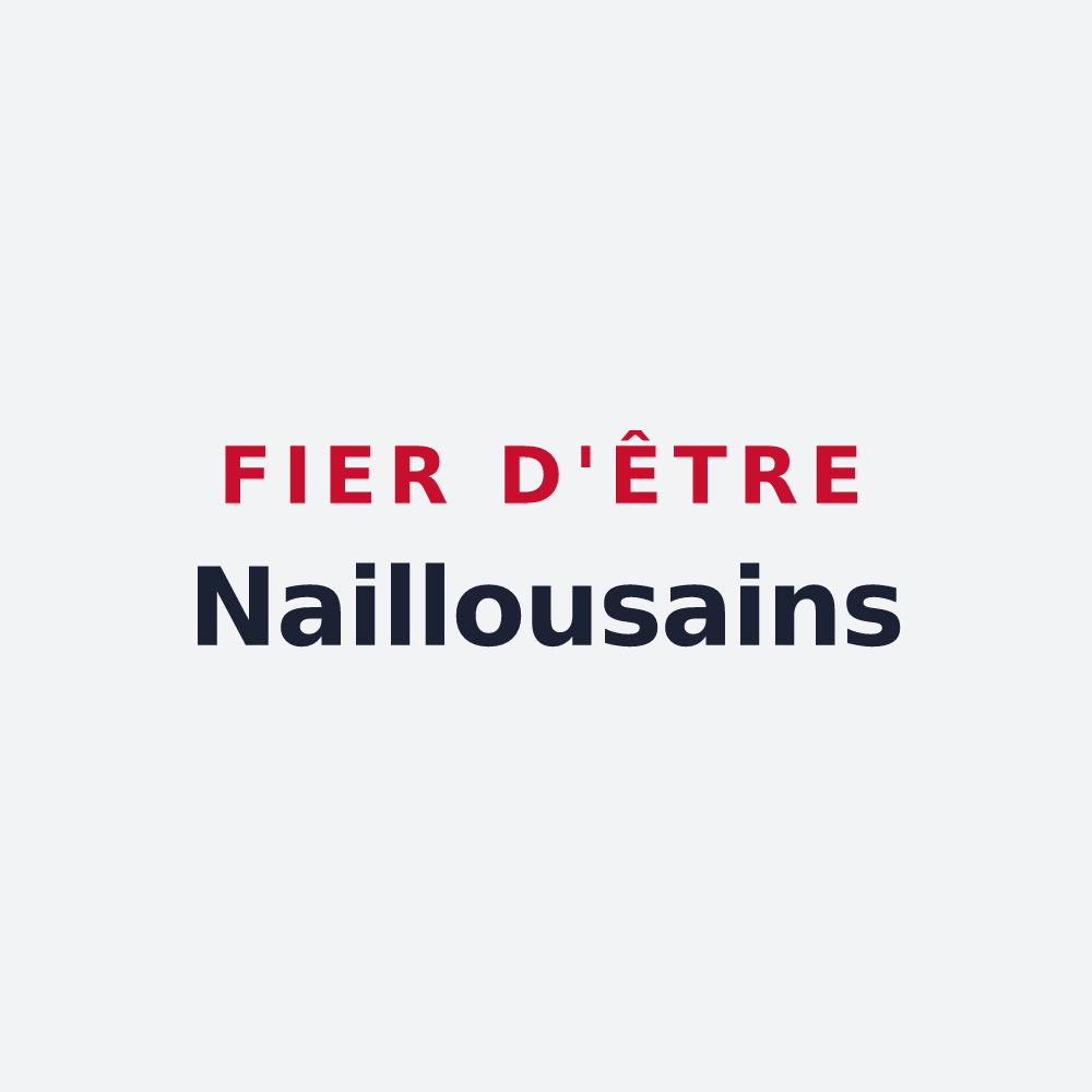 Poster « Fier d'être Naillousains » — design pour Nailloux