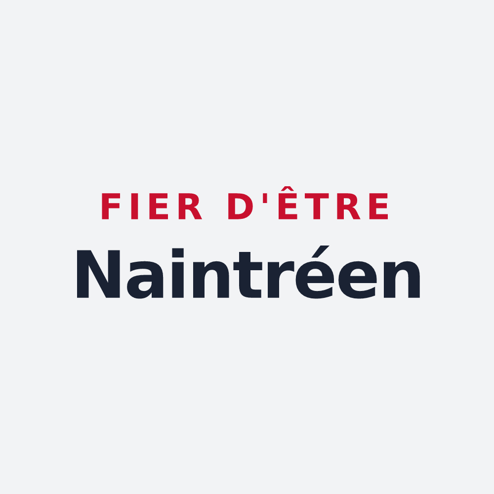 Poster « Fier d'être Naintréen » — design pour Naintré