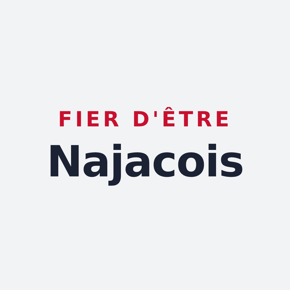 Poster « Fier d'être Najacois » — design pour Najac