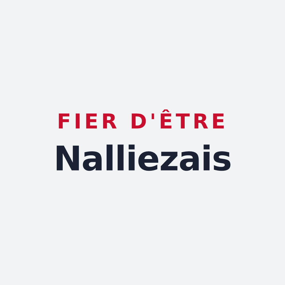 Poster « Fier d'être Nalliezais » — design pour Nalliers