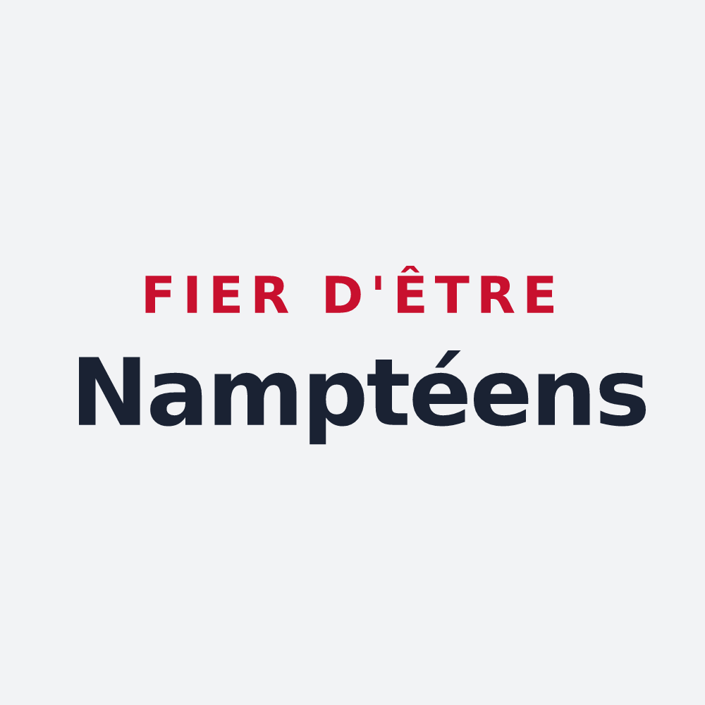 Poster « Fier d'être Namptéens » — design pour Nampty