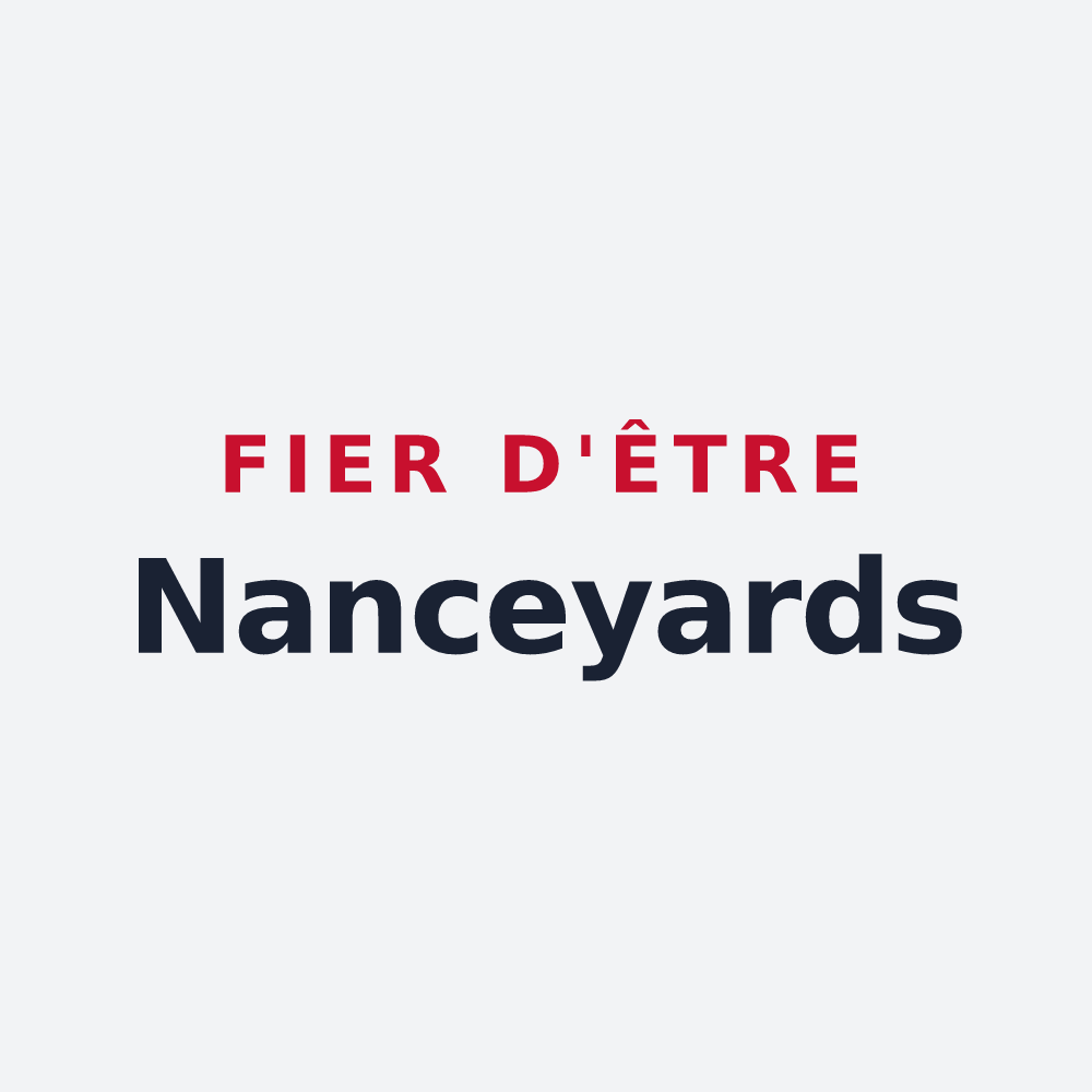 Poster « Fier d'être Nanceyards » — design pour Nances
