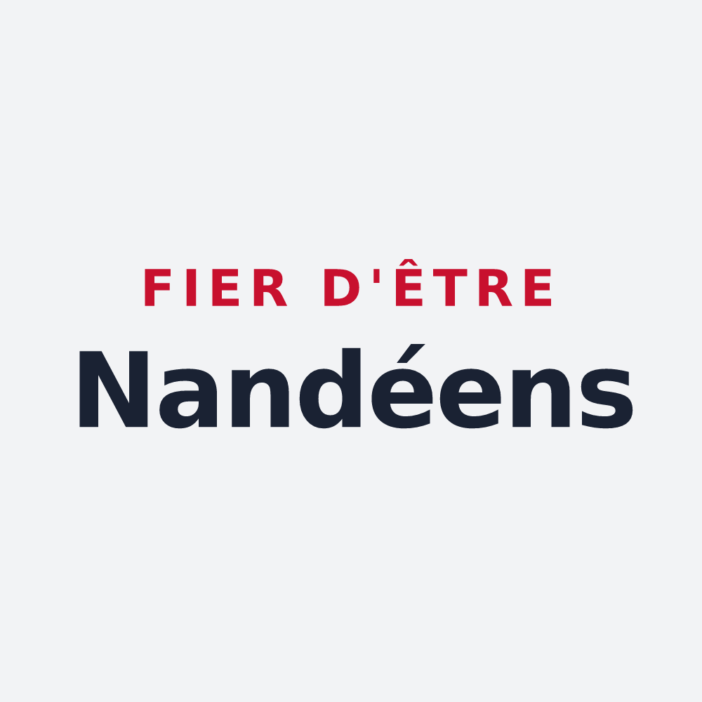 Poster « Fier d'être Nandéens » — design pour Nandy