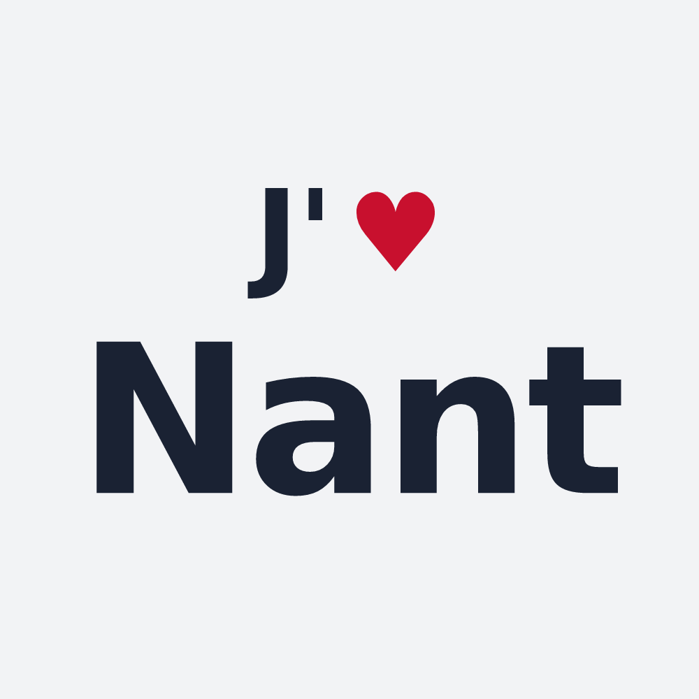 Poster personnalisé Nant — design J'aime Nant