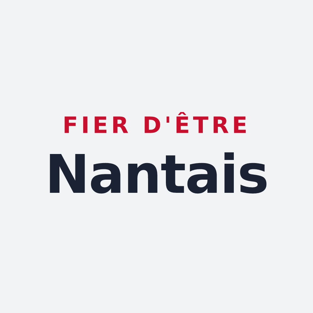 Poster « Fier d'être Nantais » — design pour Nant