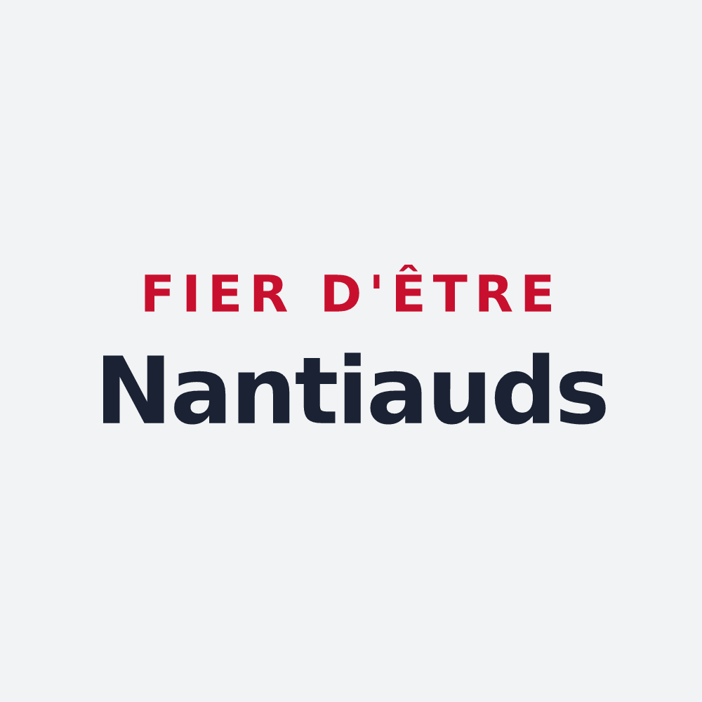 Poster « Fier d'être Nantiauds » — design pour Nantiat