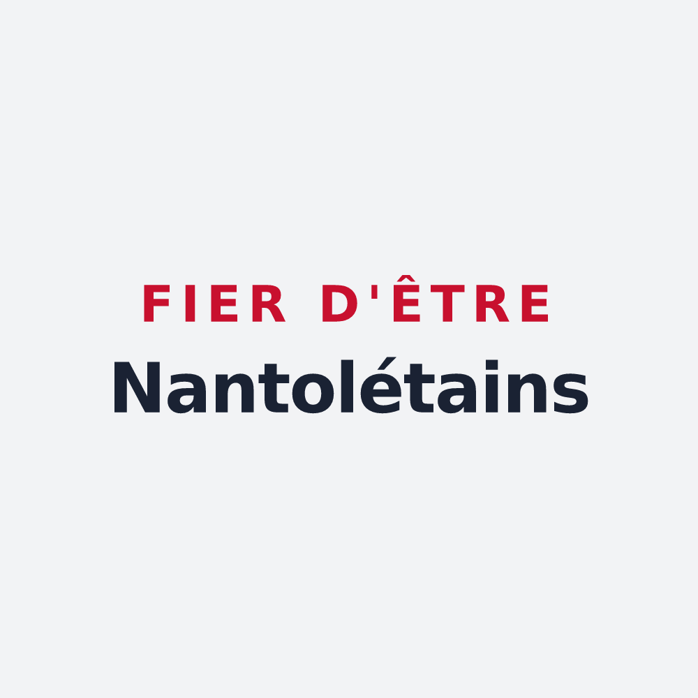 Poster « Fier d'être Nantolétains » — design pour Nantouillet
