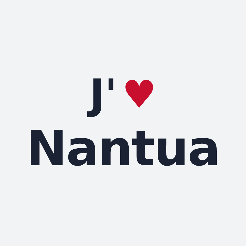 Poster personnalisé Nantua — design J'aime Nantua