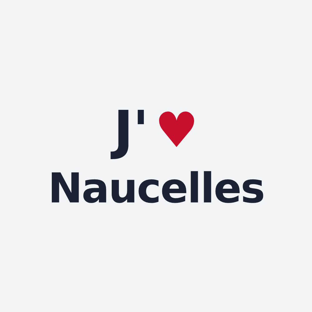 Poster personnalisé Naucelles — design J'aime Naucelles