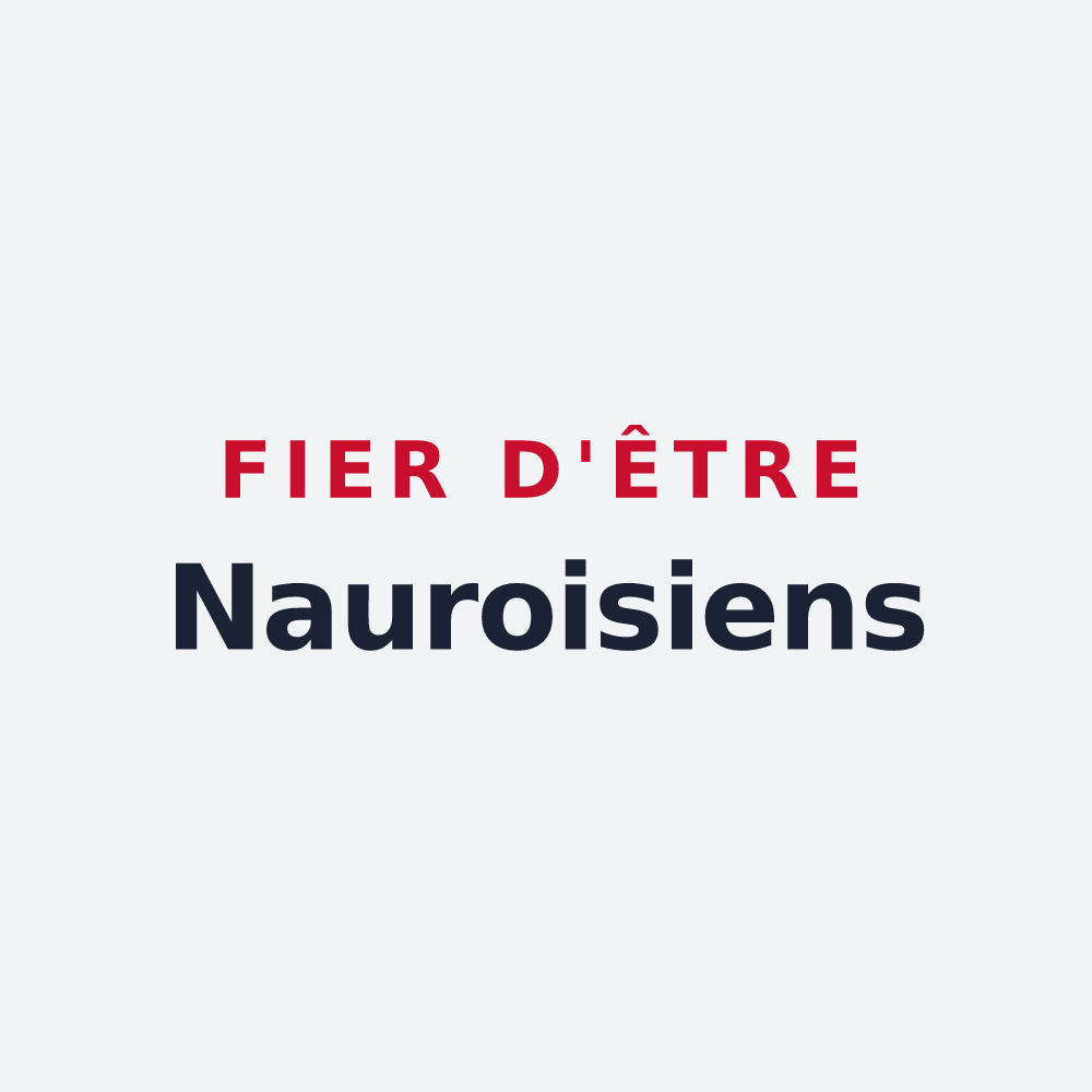 Poster « Fier d'être Nauroisiens » — design pour Nauroy