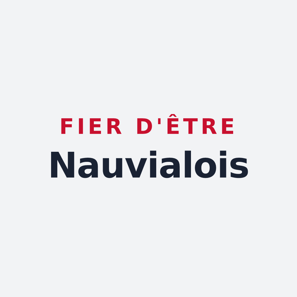 Poster « Fier d'être Nauvialois » — design pour Nauviale