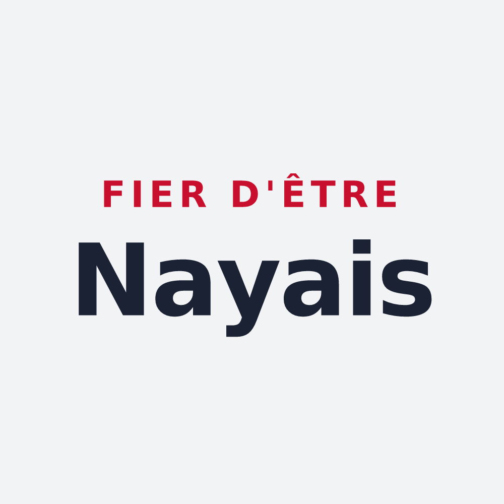 Poster « Fier d'être Nayais » — design pour Nay