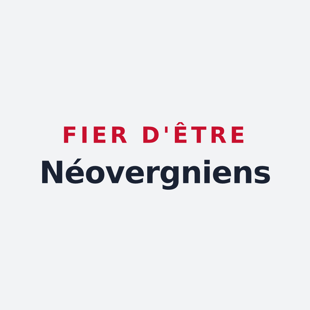Poster « Fier d'être Néovergniens » — design pour Neaufles-Auvergny