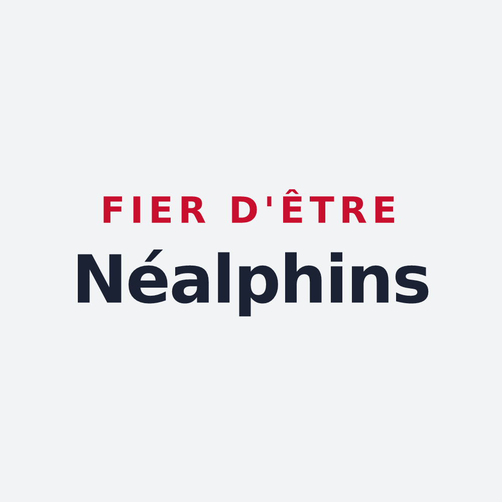 Poster « Fier d'être Néalphins » — design pour Neauphe-sous-Essai