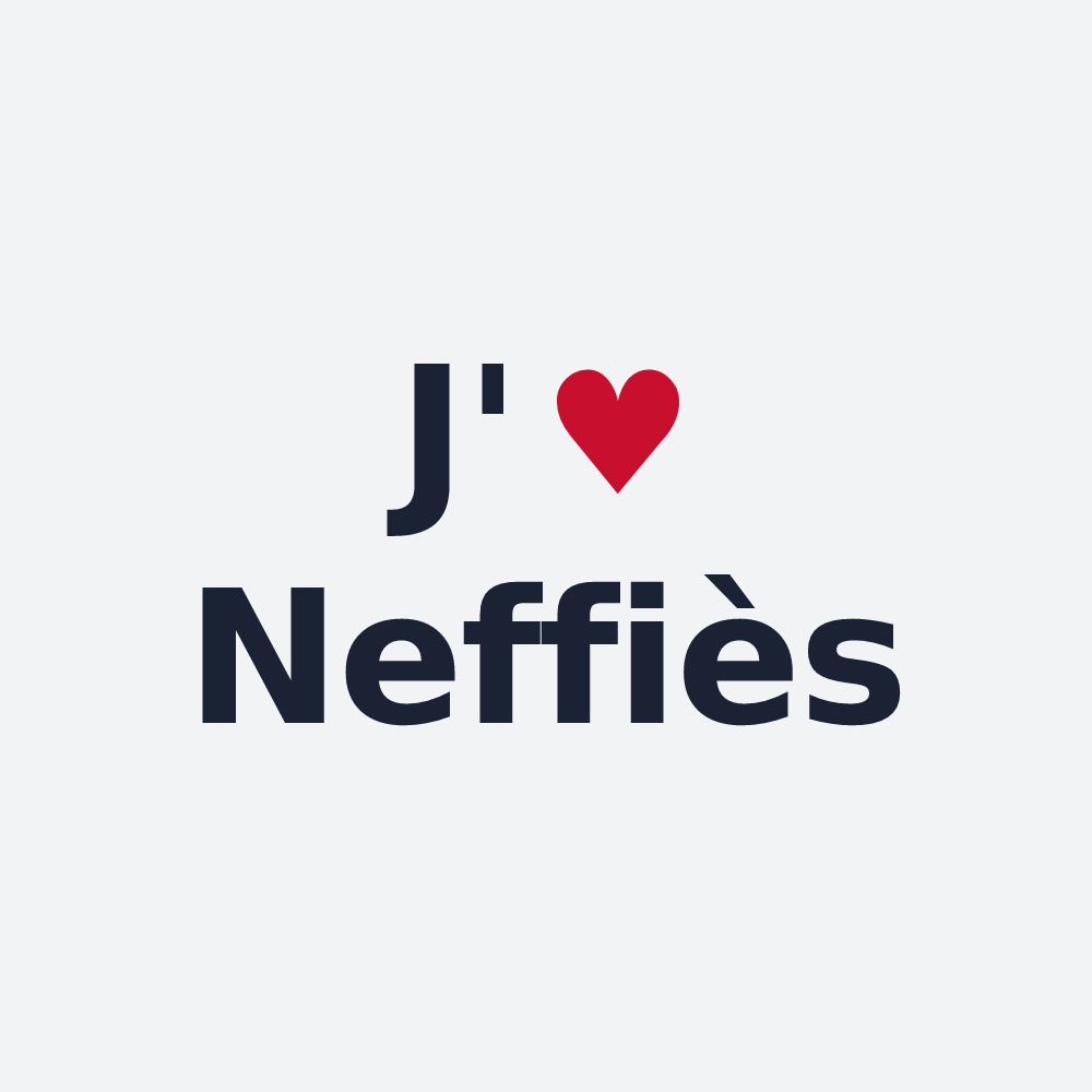 Poster personnalisé Neffiès — design J'aime Neffiès