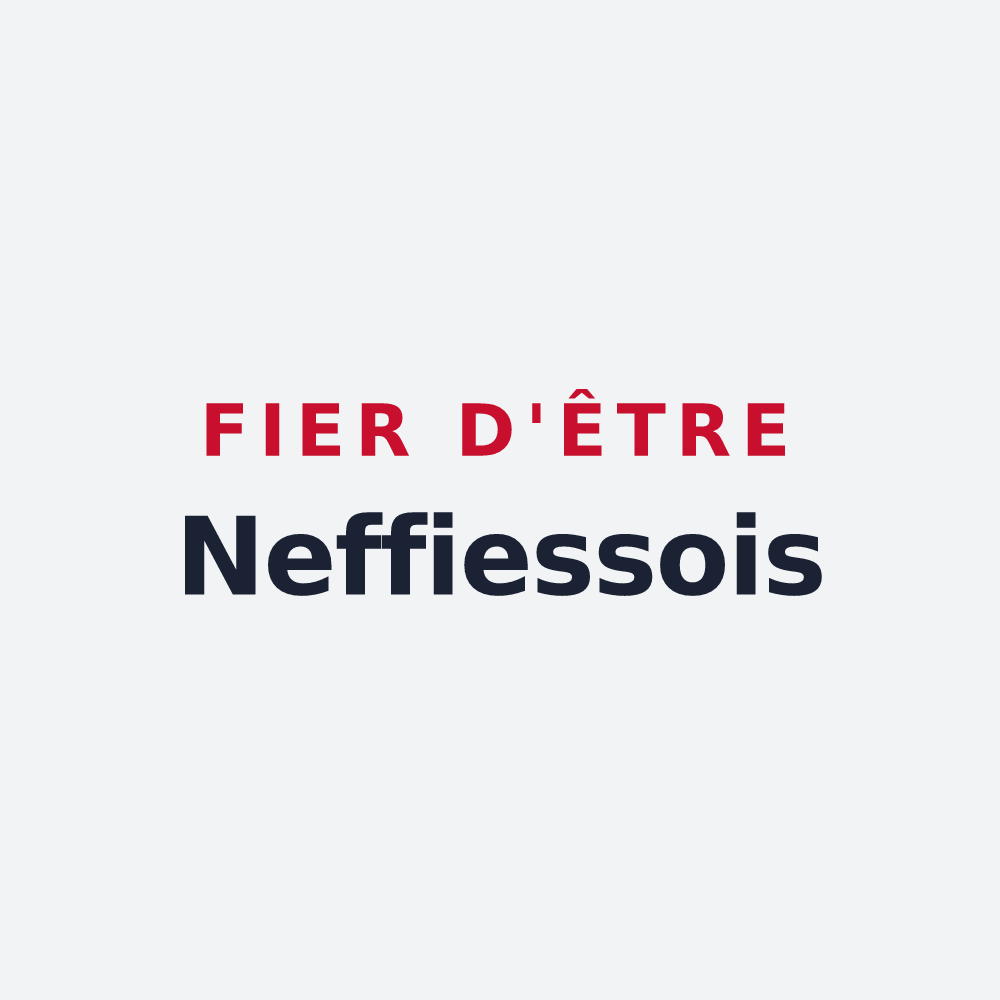 Poster « Fier d'être Neffiessois » — design pour Neffiès