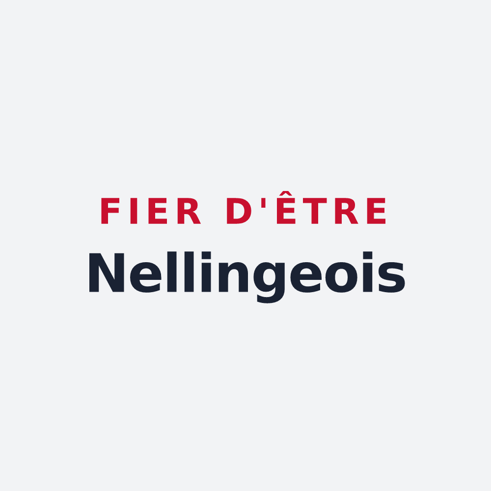 Poster « Fier d'être Nellingeois » — design pour Nelling