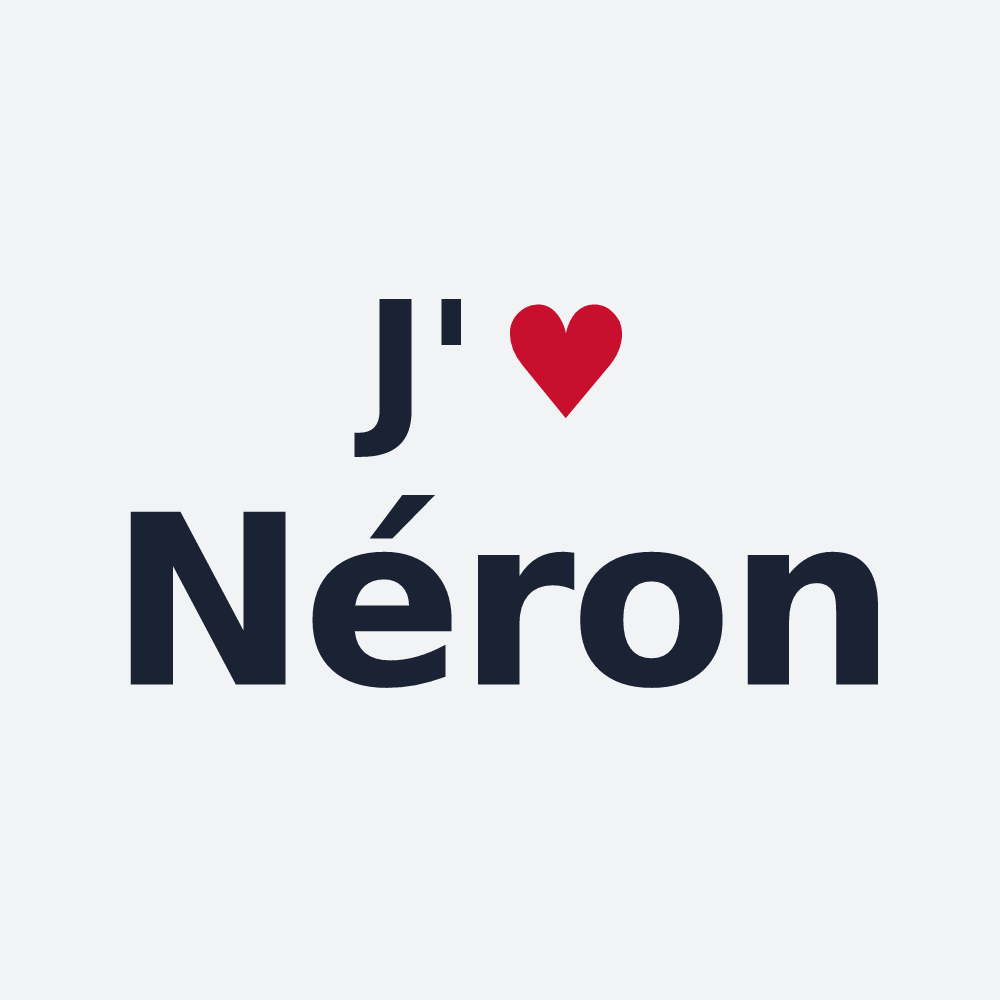 Poster personnalisé Néron — design J'aime Néron