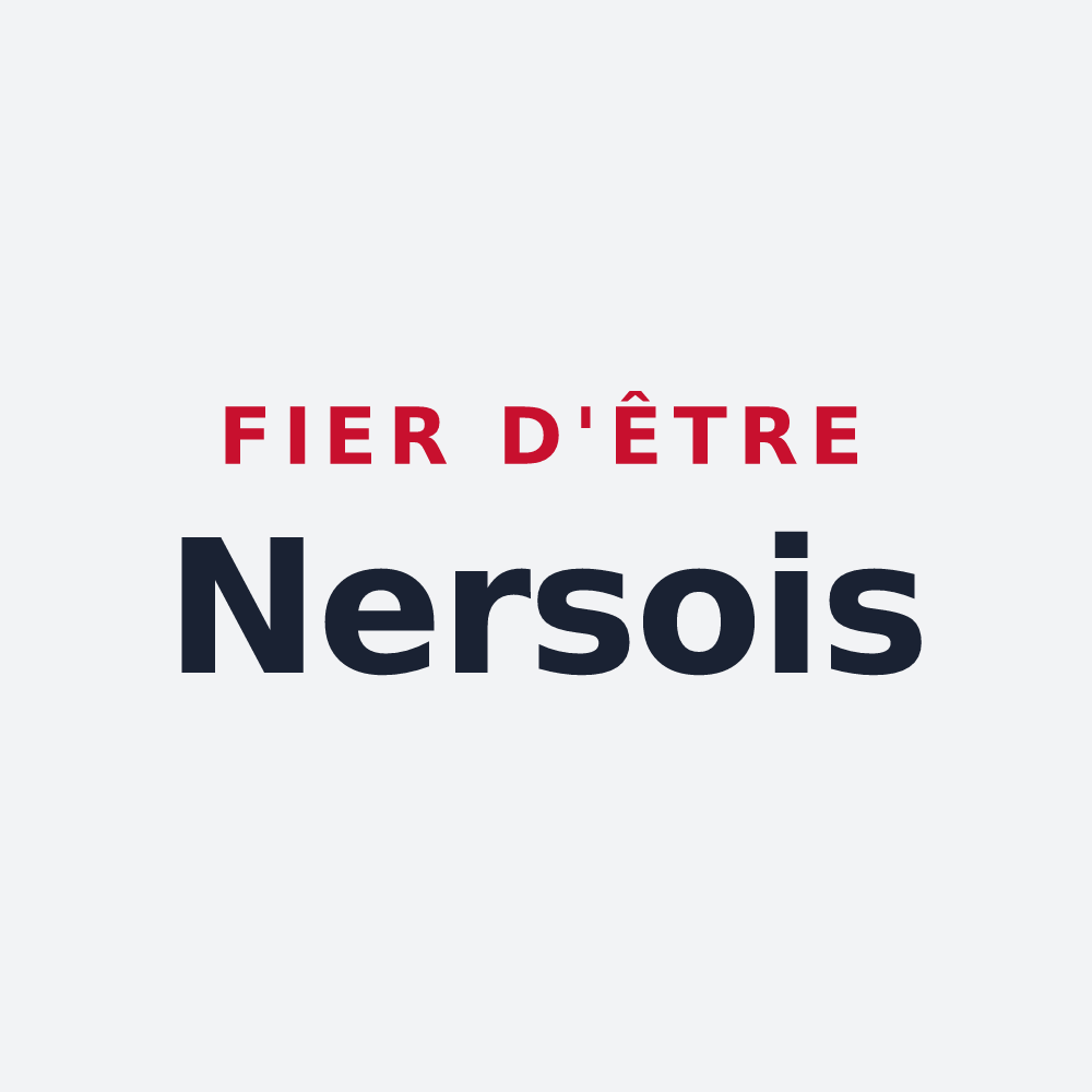 Poster « Fier d'être Nersois » — design pour Ners