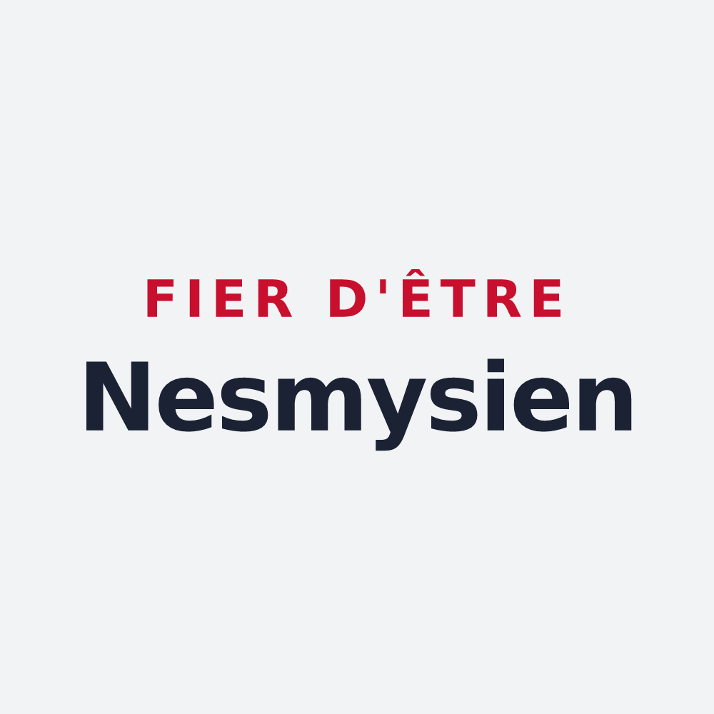 Poster « Fier d'être Nesmysien » — design pour Nesmy