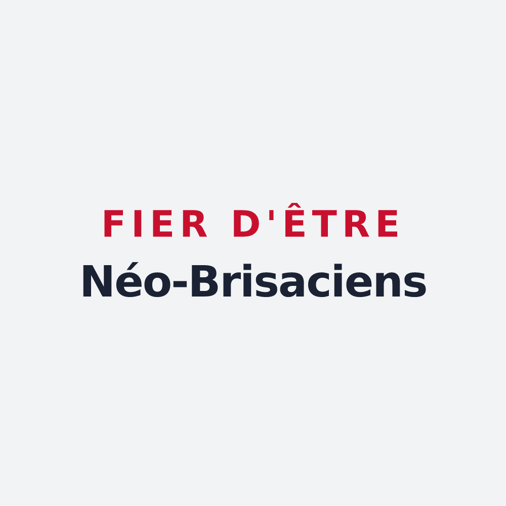 Poster « Fier d'être Néo-Brisaciens » — design pour Neuf-Brisach